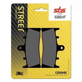 Sbs keraminės stabdžių trinkelės Kawasaki / Suzuki 636-1600cc 93-07