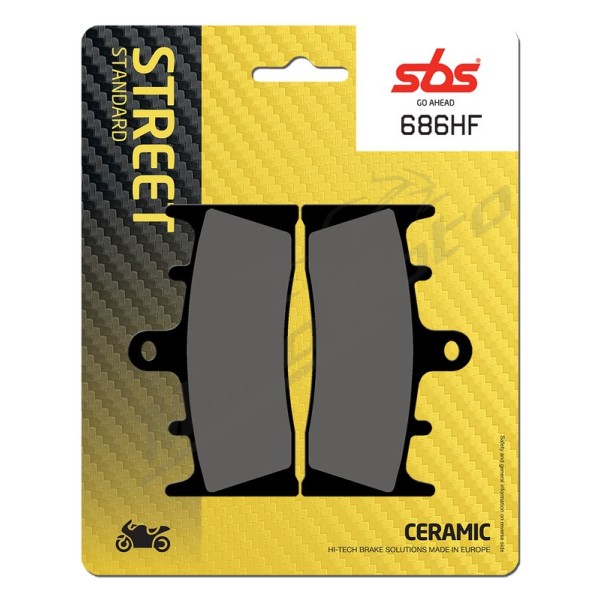 Sbs Brakepads Ceramic Kawasaki / Suzuki 636-1600cc 93-07