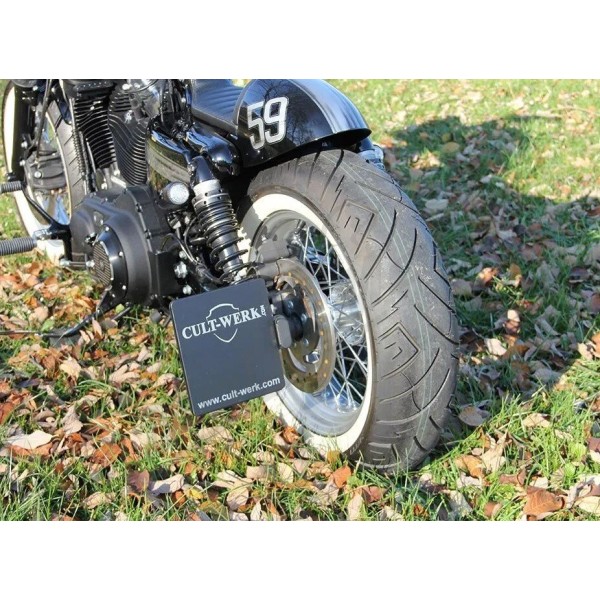 CULT WERK Valstybinio numerio laikikli 170x170mm Harley Davidson XL / XLH 883-1200cc 1986-2022