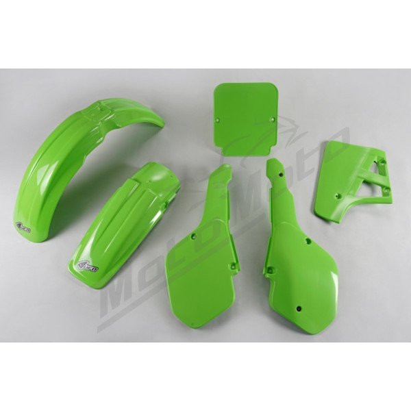 UFO Plastikų kompl. žalias Kawasaki KX 125 1987