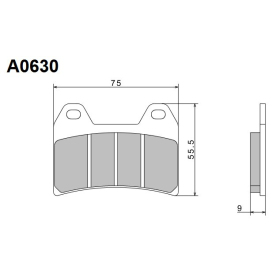 Nissin Brake Pads Aprilia / BMW / Ducati / Honda / Husqvarna 250-1300cc 95-00