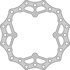 DELTA BRAKING REAR BRAKE DISC (240x121x4mm) Honda CR / CRF 125-450 02-21