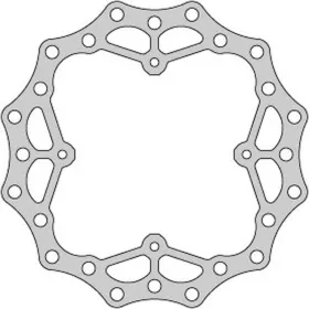 DELTA BRAKING REAR BRAKE DISC (240x121x4mm) Honda CR / CRF 125-450 02-21