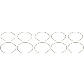 Fork oil seals snap rings TOURMAX 60x1.6 HONDA / YAMAHA / KAWASAKI 125-450 93-10 10pcs