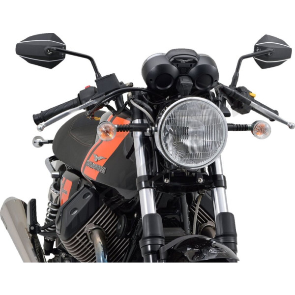 DAYTONA D-MIRROR-7 RIGHT MOTORCYCLE MIRROR BLACK ALUMINUM