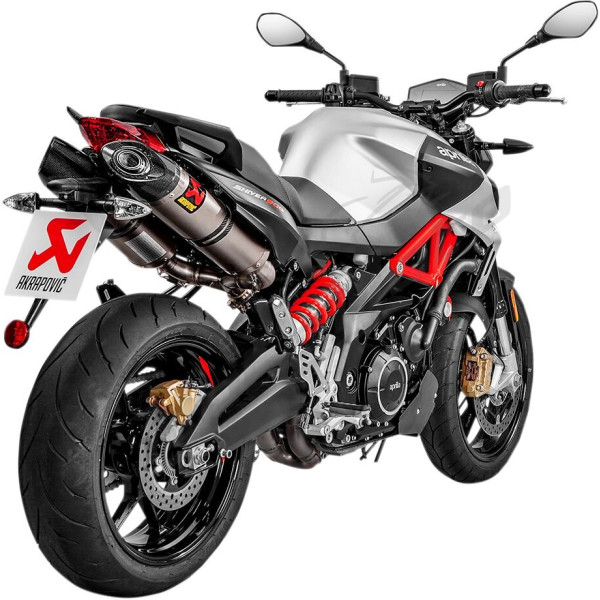 AKRAPOVIC Slip-On Line Muffler Titanium / Carbon Fiber Aprilia SL 900 17-20