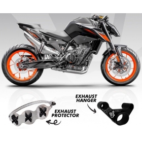 Exhaust Hanger / holder + Exhaust guard BAGOROS KTM DUKE 125-390cc 2018-2022