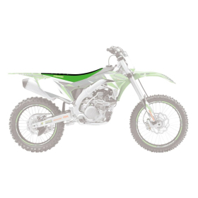 Blackbird Racing Double Grip 3 Sėdynės Užvalkalas Kawasaki KX250F / KS450F 12-20 Žalia/Juoda