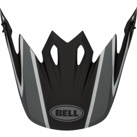 Bell Moto-9 Mips Fasthouse Black/Gray/White Helmet Peak