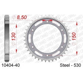 AFAM Steel Standard Rear Sprocket 530 40 teeth HONDA NS / VFR 400 85-86