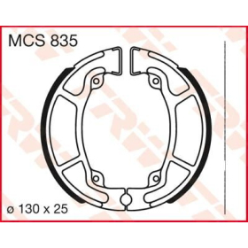 TRW Brake Shoes Honda CB / CBF / CG / NES / NHX / NSC / PCX / PS / SCV / SES / SH / Vision 50-250cc 01-24