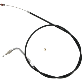 BARNETT Black Vinyl Throttle/Idle Cable Harley Davidson 1340-1800cc 1996-2008