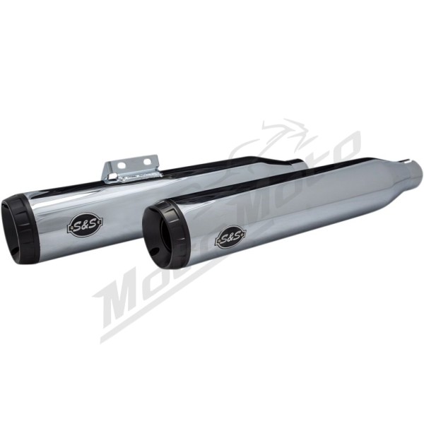 S&S CYCLE Grand National Race Slip-On Mufflers Harley Davidson FLDE / FLHC / FLHCS 1750-1868cc 18-23