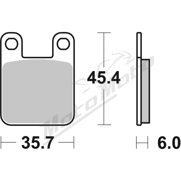 SBS SI Offroad 559SI Sintered Brake Pads Aprilia / Beta / CPI / Derbi / GasGas / Husqvarna / Rieju / Sherco 50-280cc 86-15