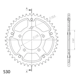 Supersprox Stealth Rear sprocket Gold 45t
