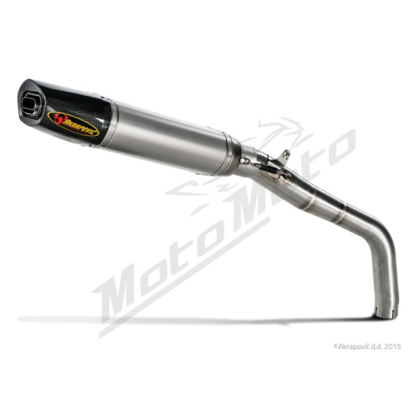 AKRAPOVIC Slip-On Line Muffler Titanium / Carbon Fiber Honda CBR 600RR 07-08