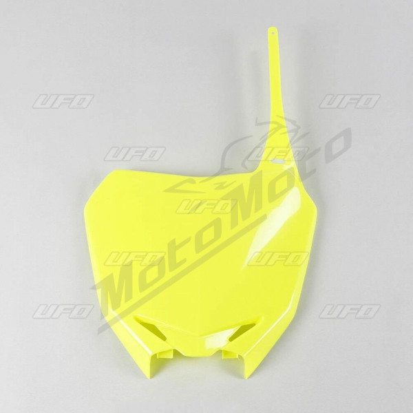 UFO Geltonas priekinis numerio plastikas Suzuki RM-Z 250-450cc 08-25