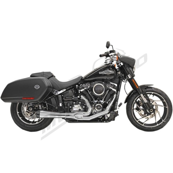 BASSANI XHAUST 2-into-1 Road Rage Exhaust System Harley Davidson 1750-1923cc 2018-2024