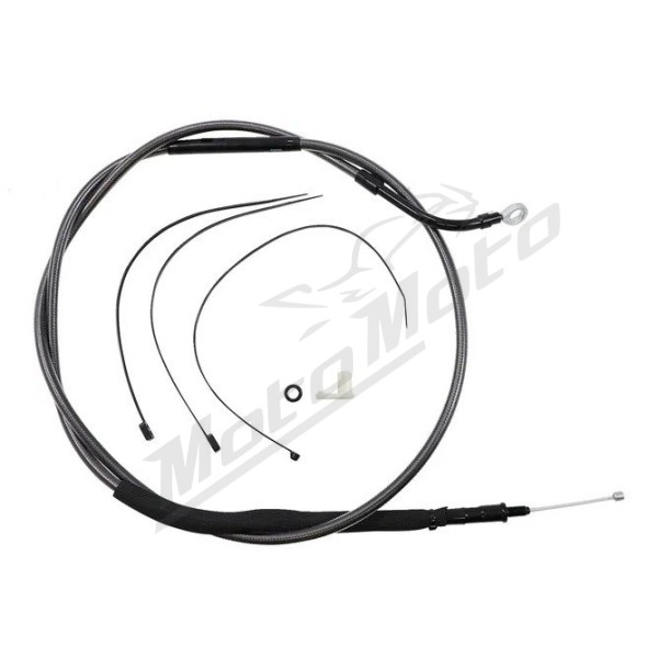 MAGNUM SHIELDING Black Pearl Clutch Cable Harley Davidson FLH / FLHT / FLHTK / FLHX / FLHXS / FLHXST 1750/1977 21-24 177cm 