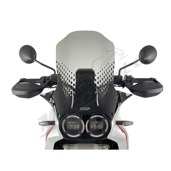 WRS DU023F CAPONORD Windscreen Smoke Ducati Desert X 950 ABS 22-24
