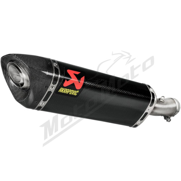 AKRAPOVIC Slip-On Anglies pluošto Duslintuvas Kawasaki EX / Ninja / Z 400-500 18-26