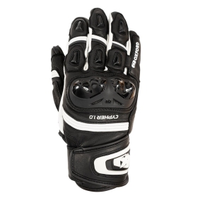 Oxford Cypher 1.0 Mens Leather Gloves White / Black