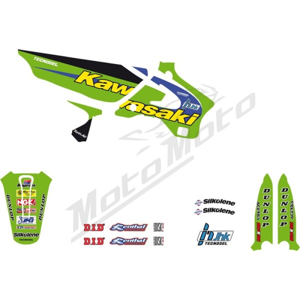 TECNOSEL Graphics KIT Kawasaki KX 125-250cc 94-98