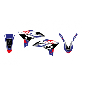 BLACKBIRD DREAM 5 STICKER SET Yamaha WR 450F 2012-2015 Blue