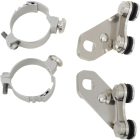 MEMPHIS SHADES HD Independent Lowers Windshield Hardware Kit Harley Davidson / Honda 1300-1800 02-24