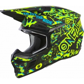 Oneal 3Series Assault Neon Motocross Helmet