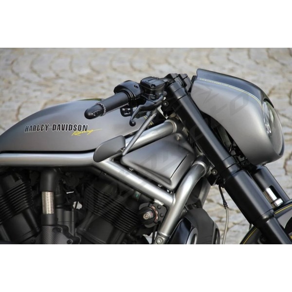 CULT WERK Headlight Mask Black Harley Davidson 1130-1250cc 2002-2011