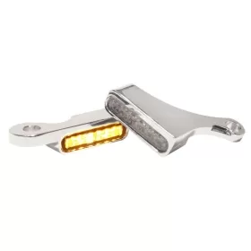 HEINZ BIKES Posūkiai ant vairo chromuoti Harley Davidson FLS / FLSTN / FXSB / FXST / FXDBC 1690/1800 15-17