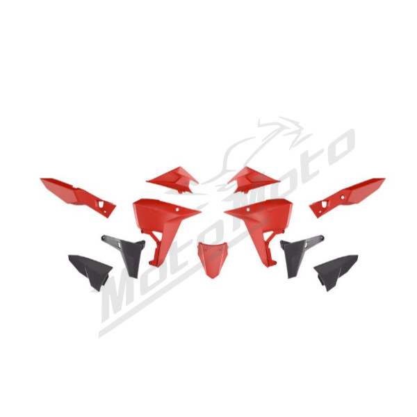 Racetech Plastic Set Kove X Pro / Rally 800 24-25 Red/Black