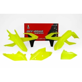 RACETECH Plastikų komplektas KTM XC-W, XC, EXC, EXC-F 125/500cc 17-23 Neoninė geltona