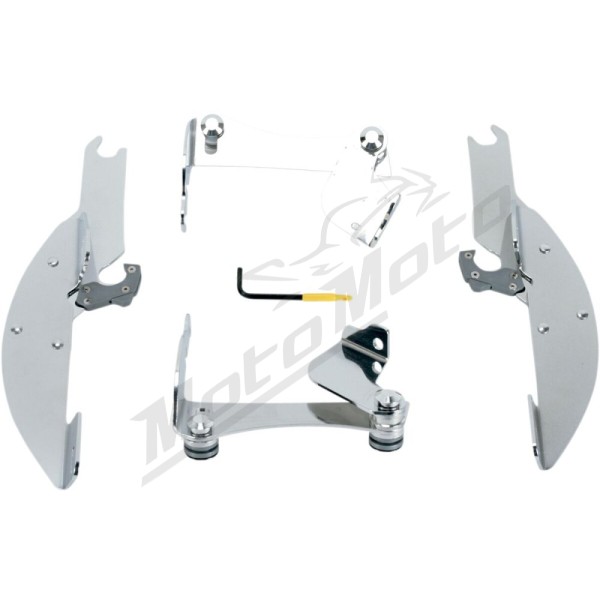 MEMPHIS SHADES METRIC Windshield Trigger-Lock Complete Mount Kit Honda VTX 1300 03-09