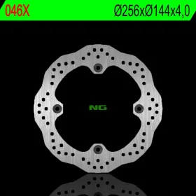 NG BRAKES Priekinis fiksuotas stabdžių diskas 255mm Honda CB / NX / XL / XR 450-650cc 86-21
