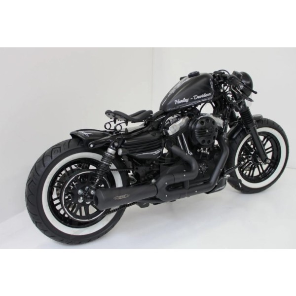 CULT WERK Galinis sparnas juodas Old School Harley Davidson XL 883-1200cc 2004-2022