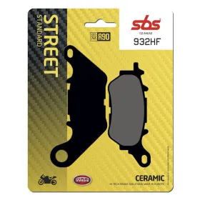SBS HF Street 932HF Ceramic Organic Brake Pads Yamaha MT / YZF-R 250-300cc 15-24