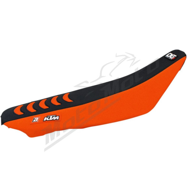Blackbird Racing Double Grip 3 Seat Cover KTM EXC / EXC-F / SX / SX-F 125-530cc 07-11 Orange/Black