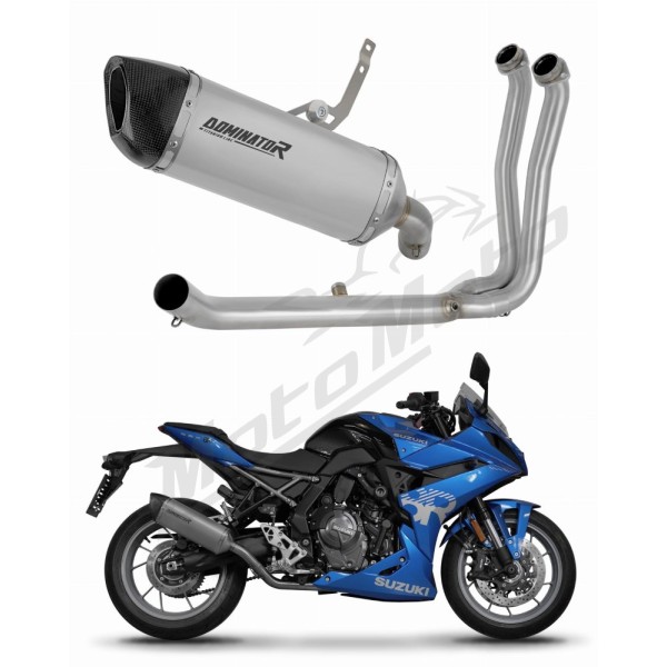 Suzuki GSX-8R / 8S 2023-2025 Dominator Full Exhaust System Titanium HP6 + dB killer