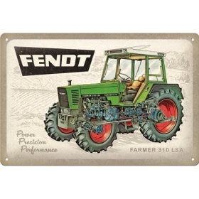 TIN SIGN 20x30 FENDT FARMER 310 LSA