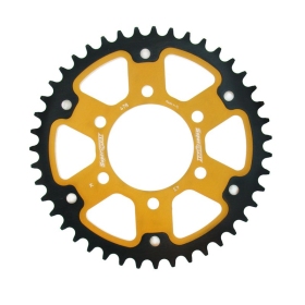 Supersprox Stealth Rear sprocket Gold 46T Kawasaki EN / ER-6F / ER-6N / EX / ZXR 600-750cc 90-20