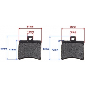 Brake pads MAXTUNED FA298 / MCB710