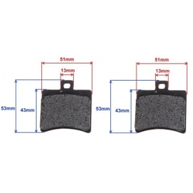 Brake pads MAXTUNED FA298 / MCB710