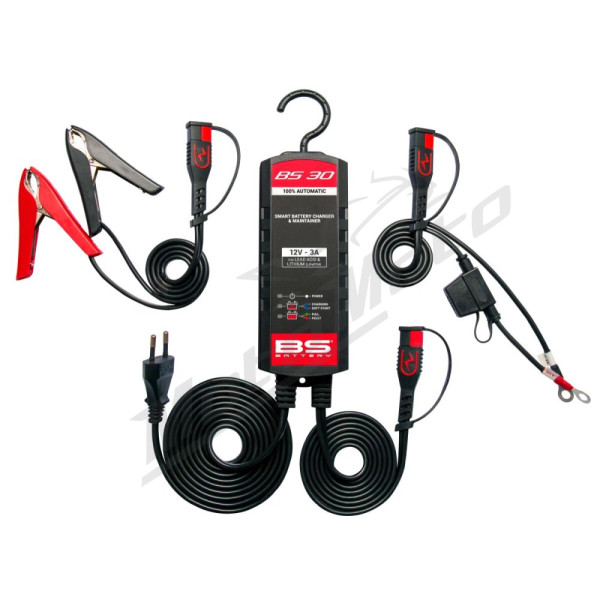 BS BATTERY BS30 Charger UK-Plug 12V 3A
