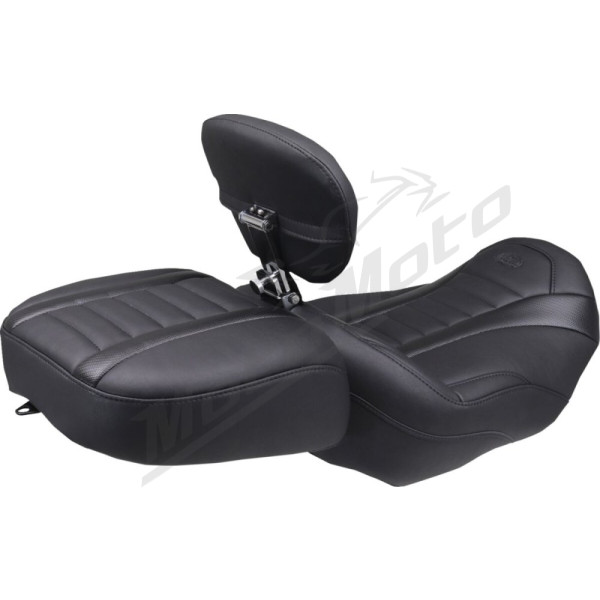 MUSTANG Wide Deluxe Touring Passenger Seat Harley Davidson FLHX / FLHXSE / FLTRX / FLTRXSTSE 1923-1977 23-26