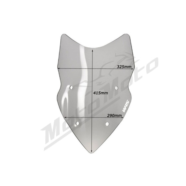 WRS DU004F INTERMEDIO Windscreen Smoke Ducati Multistrada 1200cc 13-14