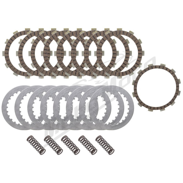 Psychic clutch discs, spacers and springs set Honda CRF 250 R / RX 22-25