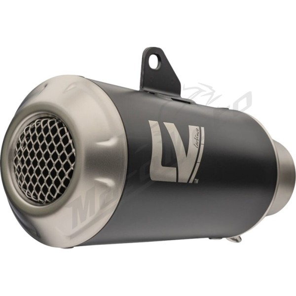 LEOVINCE LV-10 Black Edition Slip-On Muffler KAWASAKI Z 400-500 19-25/EX 400 18-23