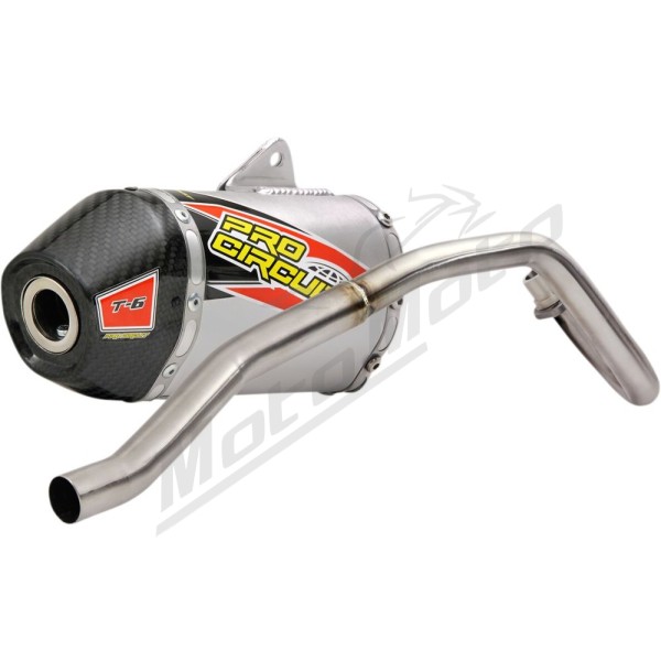 PRO CIRCUIT T-6 Exhaust System Stainless Steel/Aluminum/Carbon Fiber Yamaha TT-R 110 08-26